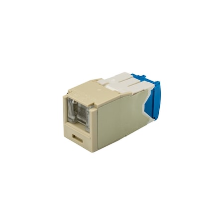 Panduit 1-PORT MOD JACK CAT6A 8W8P UTP, MINICOM T568A/B SPRING SHUTTER CJH6X88TGEI